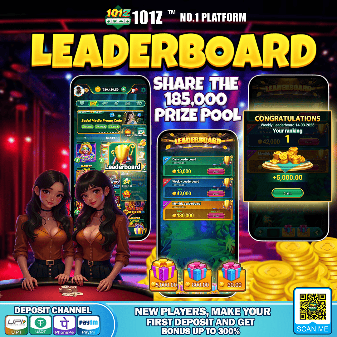 101Z Leaderboard Rewards – A Chance You Can’t Miss!